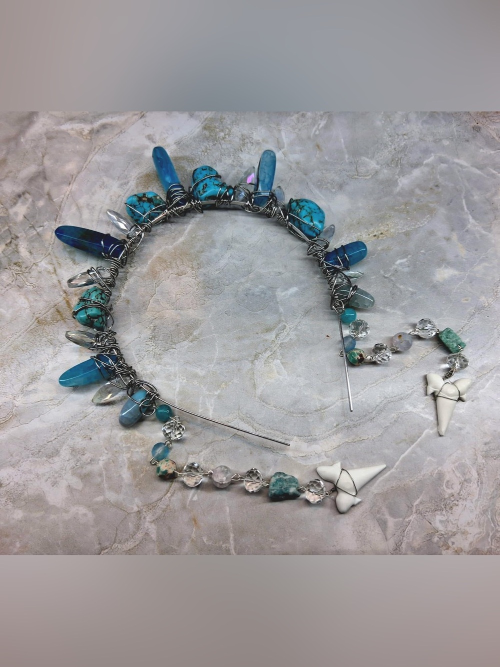 Shark Queen Crystal Crown